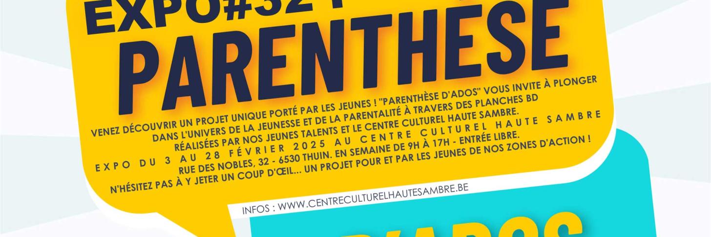 Expo#32 : « Parenthèse d’ados »