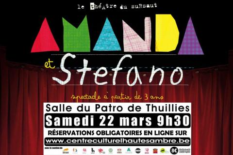 Théâtre Jeune public (A.p.d. 3 ans) : Amanda et Stéfano